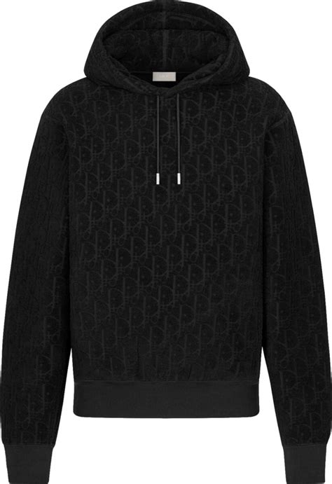 dior oblique hoodie black|christian dior couture hoodie.